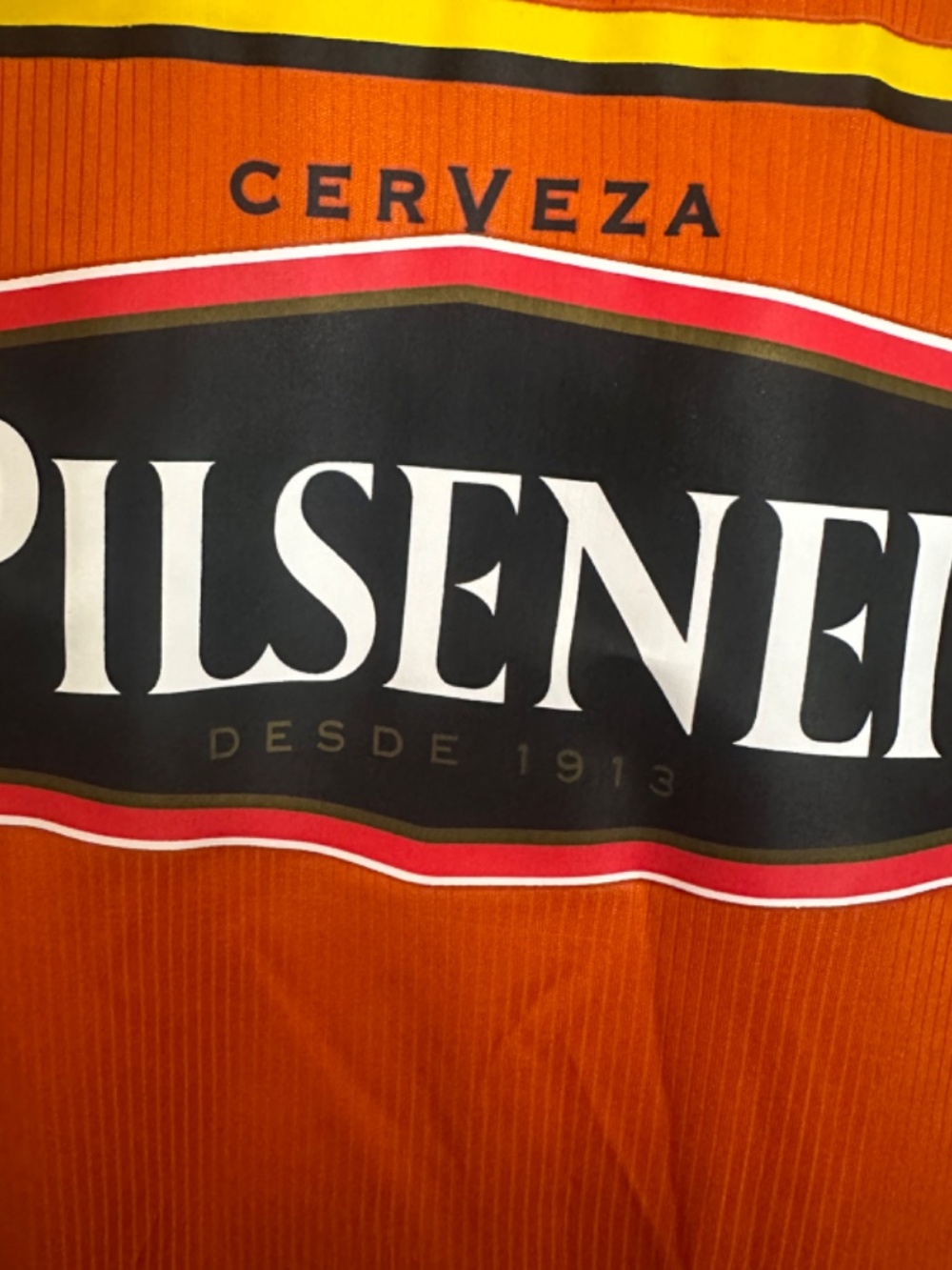 Barcelona SC Ecuador Soccer Jersey Large Gently worn 100% polyester 21.5" armpit - Picture 5 of 12